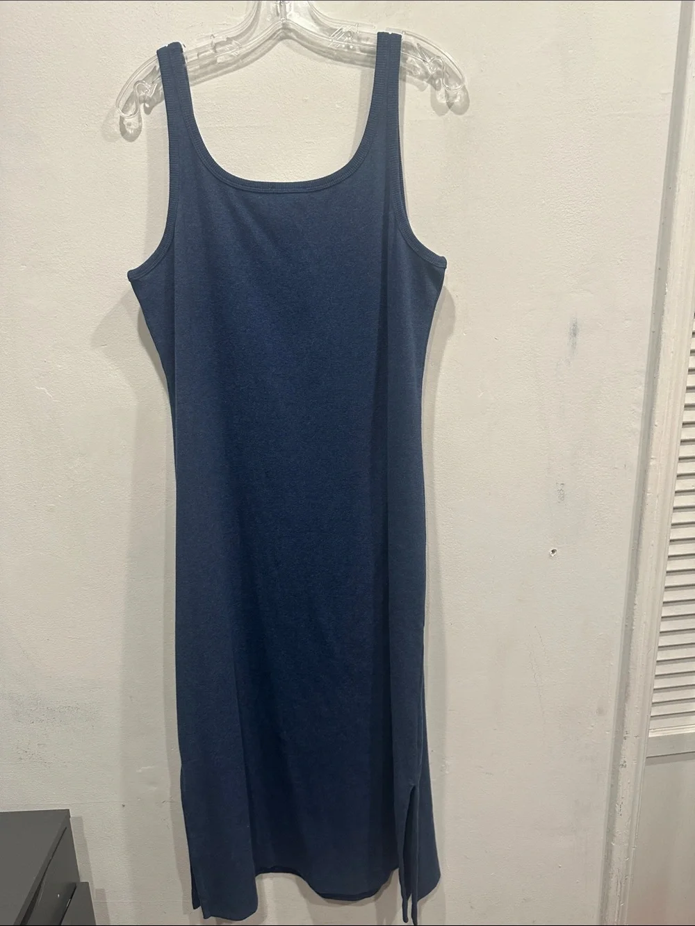 Haven Well Within blue Organic Cotton Ribbed Knit Dress size XL NWT lounge - Picture 6 of 7